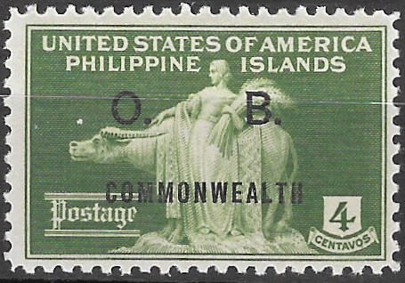 Philippine Official Stamp from 1938 - Officials