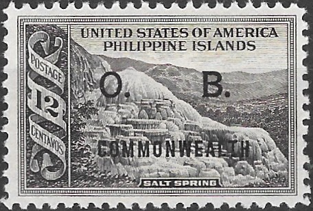 Philippine Official Stamp from 1938 - Officials