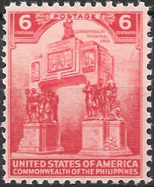 Philippine Commemorative Stamp from 1939 - 4th Anniversary of National Independence