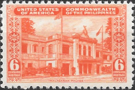 Philippine Commemorative Stamp from 1939 - 4th Anniversary of National Independence