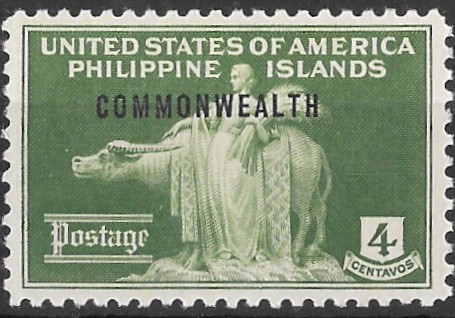 Philippine Definitive Stamp from 1940 - Commonwealth Overprints