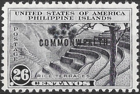 Philippine Commemorative Stamp from 1940 - Commonwealth Overprints