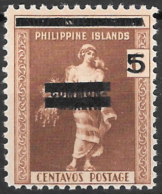 Philippine Definitive Stamp from 1942 - Surcharges and overprints
