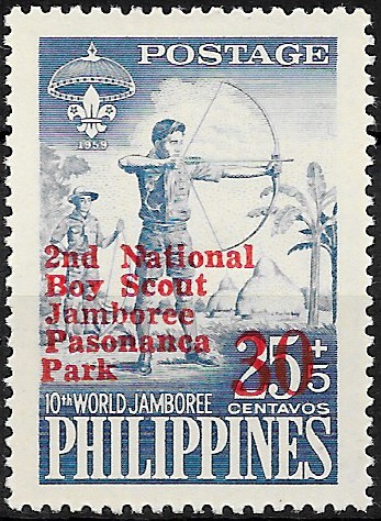 Philippine Commemorative Stamp from 1961 - 2nd National Boy Scout Jamboree, Zamboanga (1961)