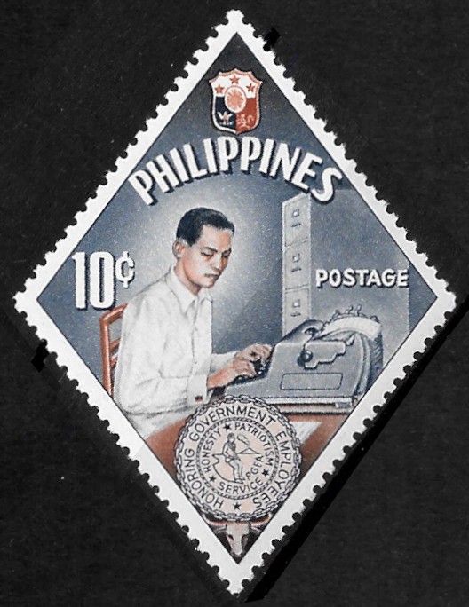Philippine Commemorative Stamp from 1961 - Government Employees Association
