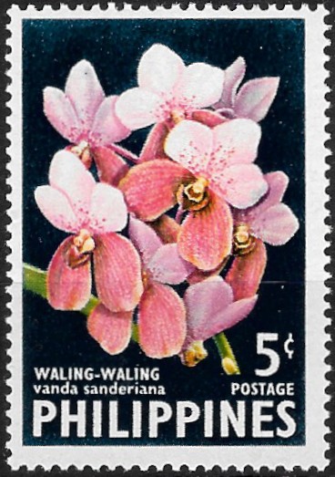 Philippine Commemorative Stamp from 1962 - Orchids
