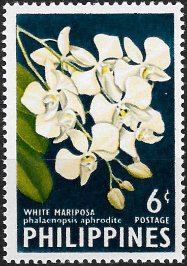Philippine Commemorative Stamp from 1962 - Orchids