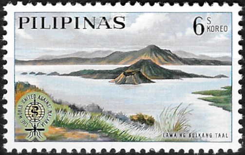 Philippine Commemorative Stamp from 1962 - Fight against Malaria