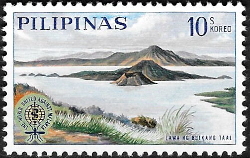 Philippine Commemorative Stamp from 1962 - Fight against Malaria
