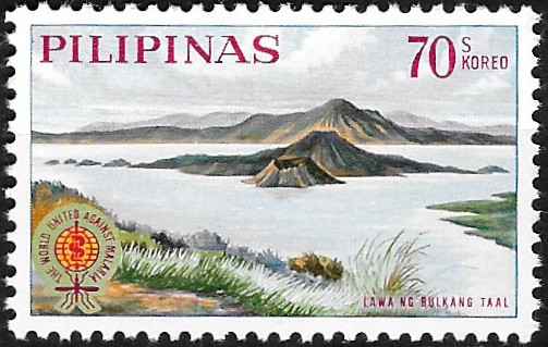 Philippine Commemorative Stamp from 1962 - Fight against Malaria