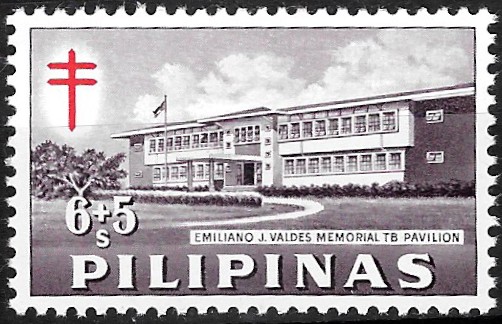 Philippine Postal Tax Stamp from 1962 - Fight against Tuberculosis