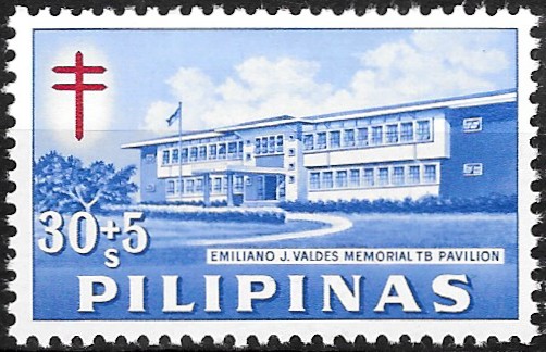 Philippine Postal Tax Stamp from 1962 - Fight against Tuberculosis