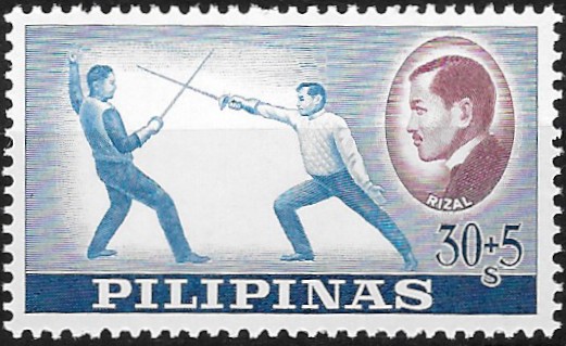 Philippine Semi-Postal Stamp from 1962 - José Rizal (1861-1896)