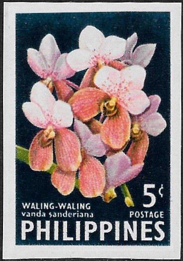 Philippine Commemorative Stamp from 1962 - Orchids