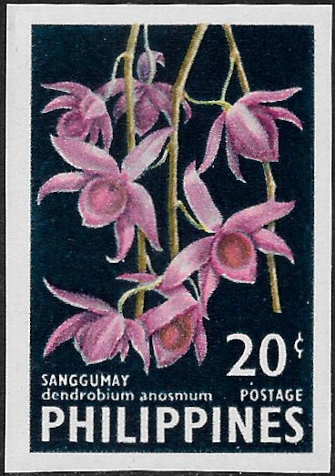 Philippine Commemorative Stamp from 1962 - Orchids