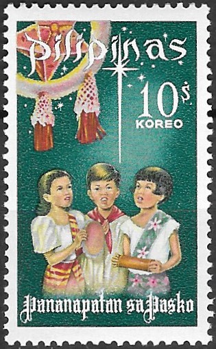 Philippine Commemorative Stamp from 1968 - Christmas 1968