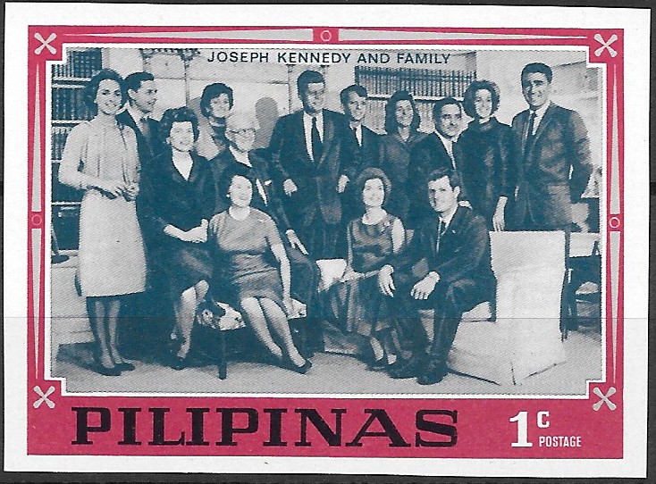 Philippine Commemorative Stamp from 1968 - Mosden Series of Unissued Kennedy Stamps (NEVER ISSUED)
