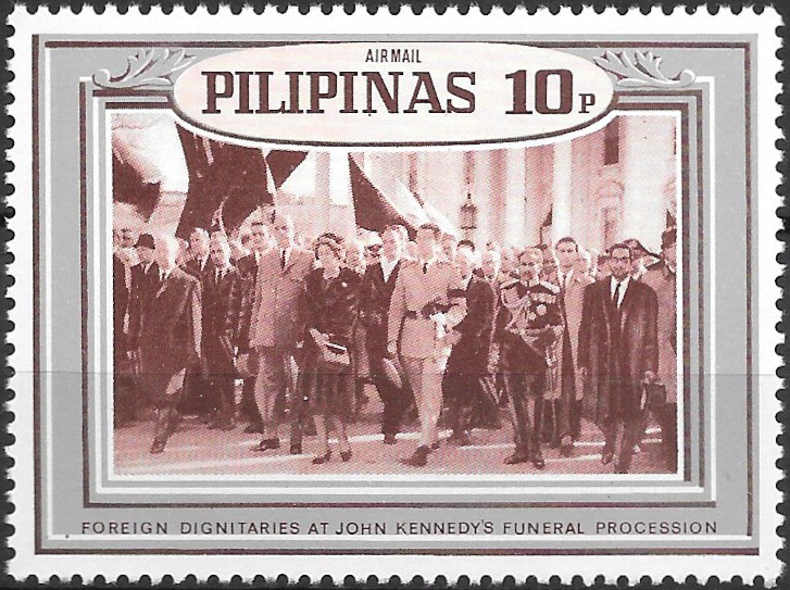 Philippine Commemorative Stamp from 1968 - Mosden Series of Unissued Kennedy Stamps (NEVER ISSUED)