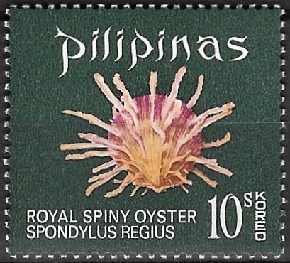 Philippine Commemorative Stamp from 1970 - Seashells