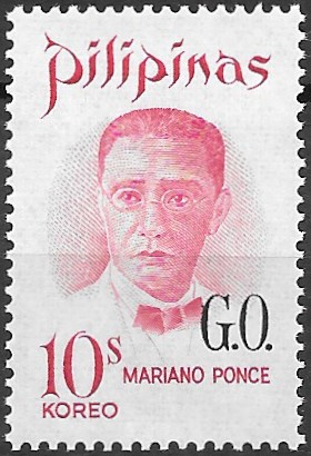 Philippine Official Stamp from 1970 - Personalities / Portraits