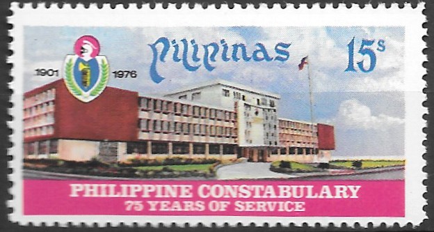 Philippine Commemorative Stamp from 1976 - Philippine Constabulary 75th Anniversary
