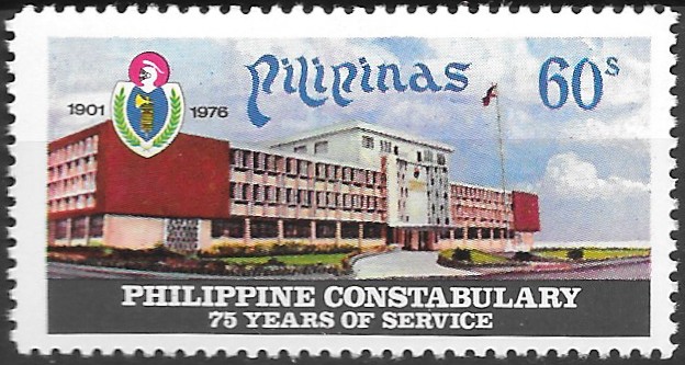 Philippine Commemorative Stamp from 1976 - Philippine Constabulary 75th Anniversary