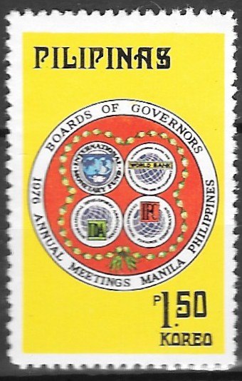 Philippine Commemorative Stamp from 1976 - Joint Annual Meeting of the Boards of Governors