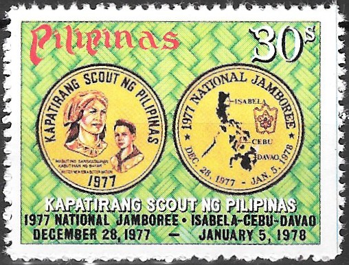 Philippine Commemorative Stamp from 1977 - National Boy Scout Jamboree