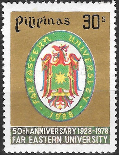 Philippine Commemorative Stamp from 1978 - 50th Anniversary Far Eastern University