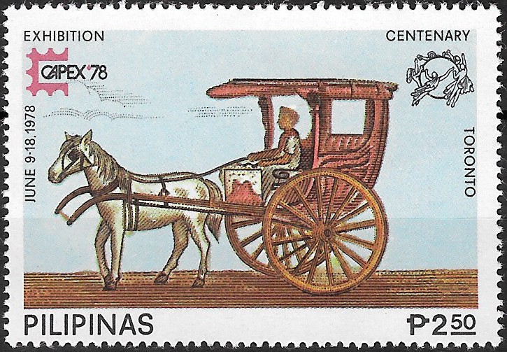 Philippine Commemorative Stamp from 1978 - International Stamp Exhibition CAPEX '78, Toronto