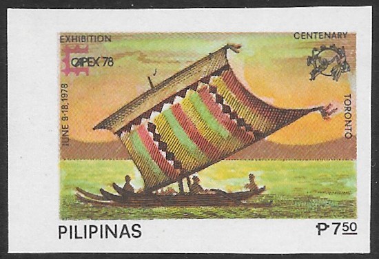 Philippine Commemorative Stamp from 1978 - International Stamp Exhibition CAPEX '78, Toronto