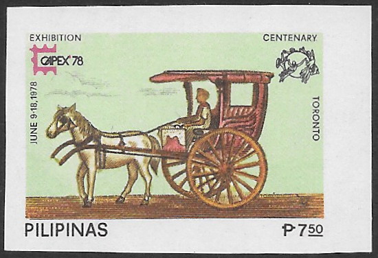 Philippine Commemorative Stamp from 1978 - International Stamp Exhibition CAPEX '78, Toronto