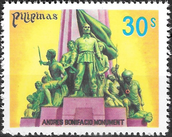 Philippine Commemorative Stamp from 1978 - Andres Bonifacio Monument, by Guillermo Tolentino