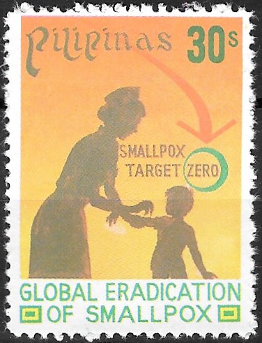 Philippine Commemorative Stamp from 1978 - Eradication of smallpox