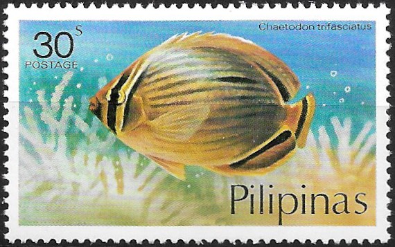 Philippine Commemorative Stamp from 1978 - Fishes