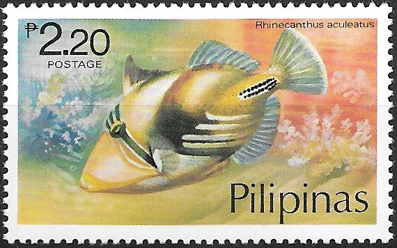 Philippine Commemorative Stamp from 1978 - Fishes