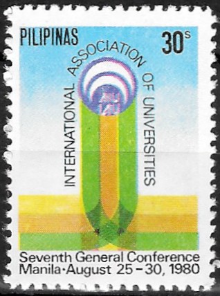 Philippine Commemorative Stamp from 1980 - 7th General Conference International Association of Universities