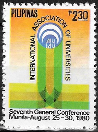 Philippine Commemorative Stamp from 1980 - 7th General Conference International Association of Universities