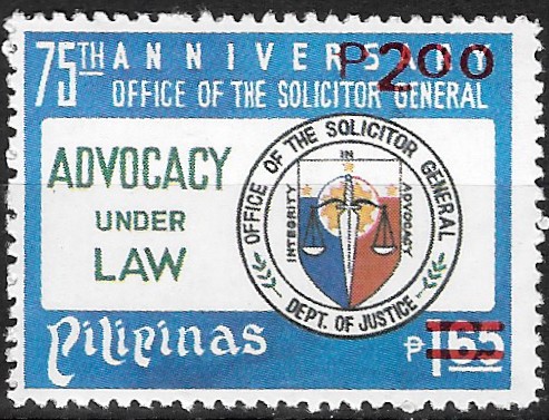 Philippine Commemorative Stamp from 1980 - Surcharges of 1980