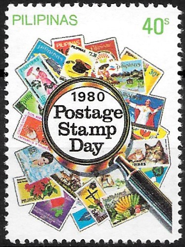 Philippine Commemorative Stamp from 1980 - Postage Stamp Day, 1980