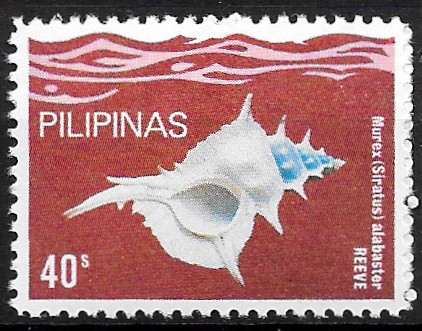 Philippine Commemorative Stamp from 1980 - Sea Shells