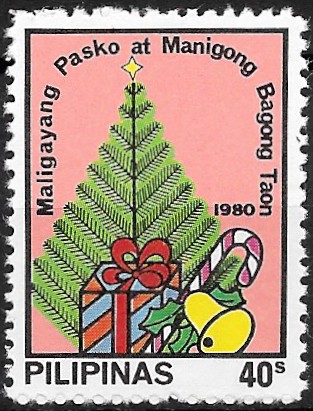 Philippine Commemorative Stamp from 1980 - Christmas 1980