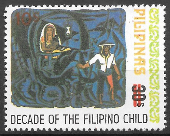 Philippine Commemorative Stamp from 1981 - Surcharges (1981)