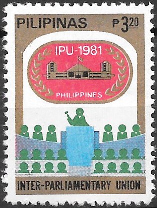 Philippine Commemorative Stamp from 1981 - 68th Spring Meeting of the Inter-Parliamentary Union, Manila