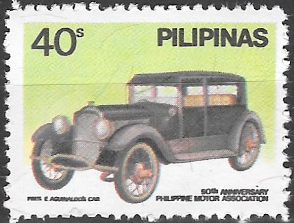 Philippine Commemorative Stamp from 1981 - 50th Anniversary of Philippine Motor Association