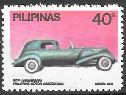 Philippine Commemorative Stamp from 1981 - 50th Anniversary of Philippine Motor Association