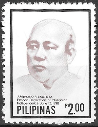 Philippine Definitive Stamp from 1981 - Patriots