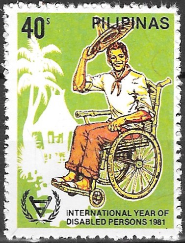 Philippine Commemorative Stamp from 1981 - International Year of the Disabled