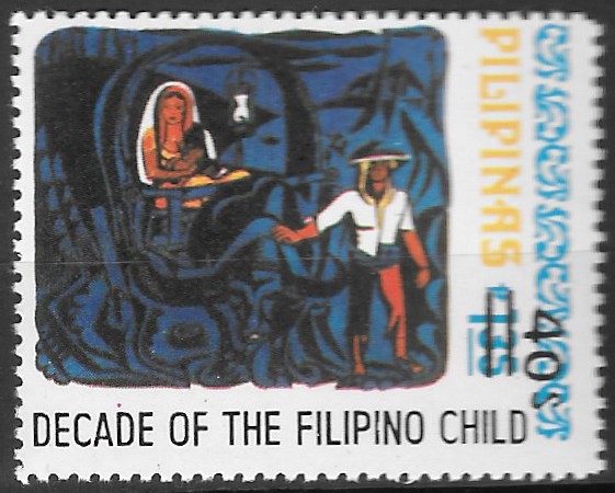 Philippine Commemorative Stamp from 1981 - Surcharges (1981)