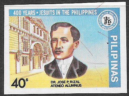 Philippine Commemorative Stamp from 1981 - 400th Anniversary of Jesuits in Philippines